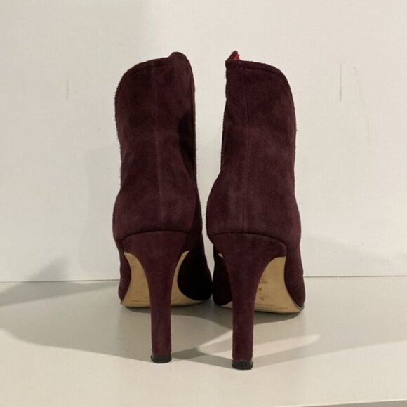 SIGERSON MORRISON Unity Booties Dark Purple Size 6 - Picture 7 of 12